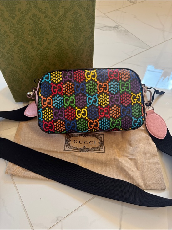 Gucci Handbags - Multicolor GG Supreme Psychedelic Crossbody